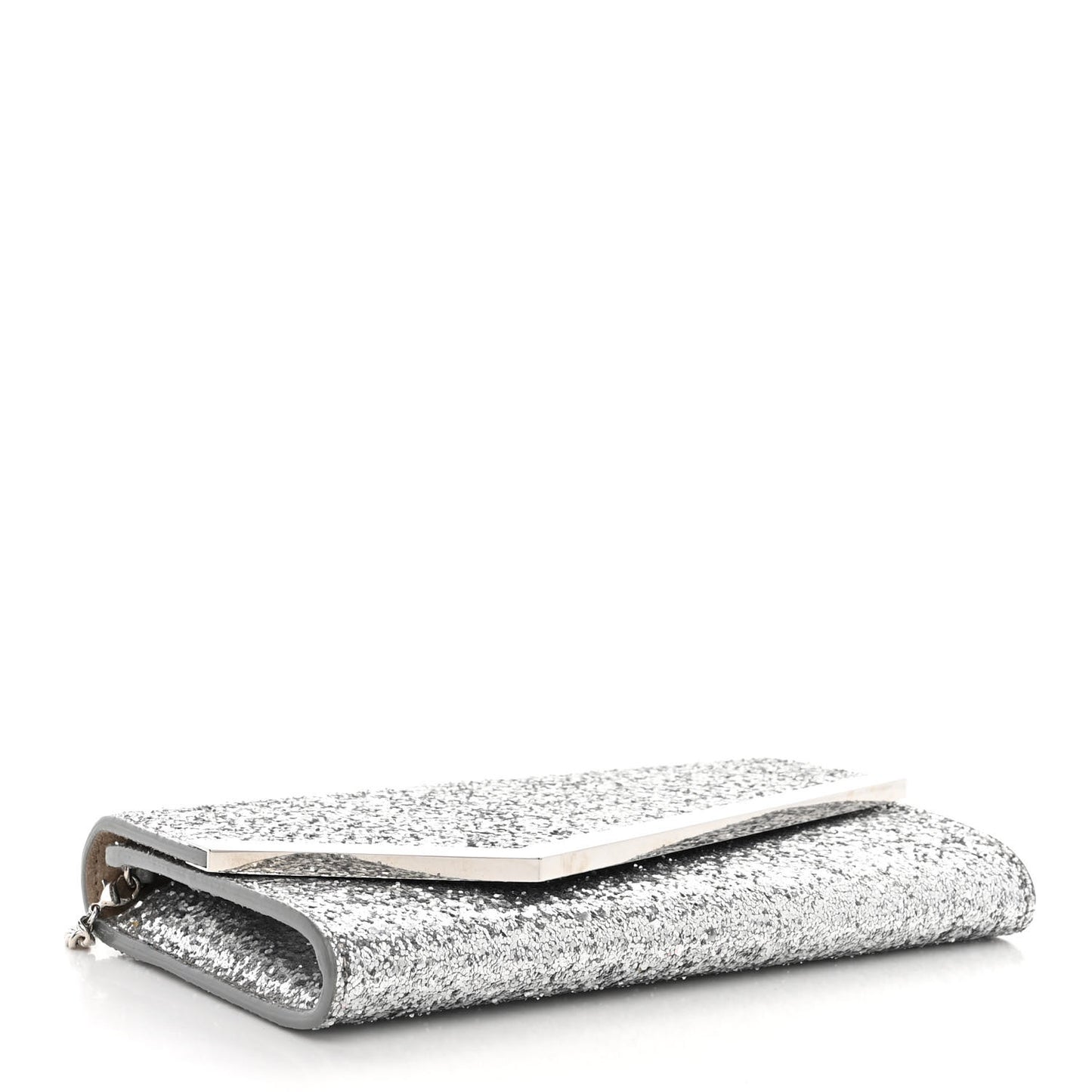 Glitter Emmie Clutch Silver
