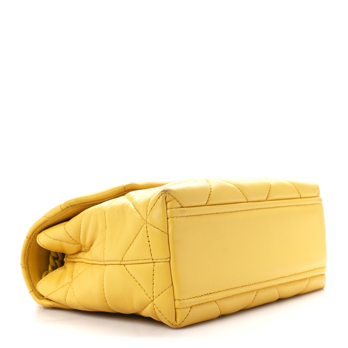 Nappa Triangle Stitched Small Spectrum Bag Soleil
