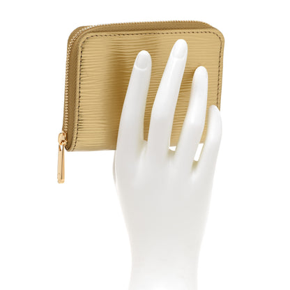 Louis Vuitton Epi Zippy Coin Purse Gold 2 of 7