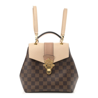 Louis Vuitton Damier Ebene Clapton Backpack Creme 1 of 12