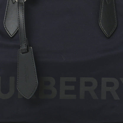 Burberry Nylon Logo Small Ardwell Tote Navy 9 of 12