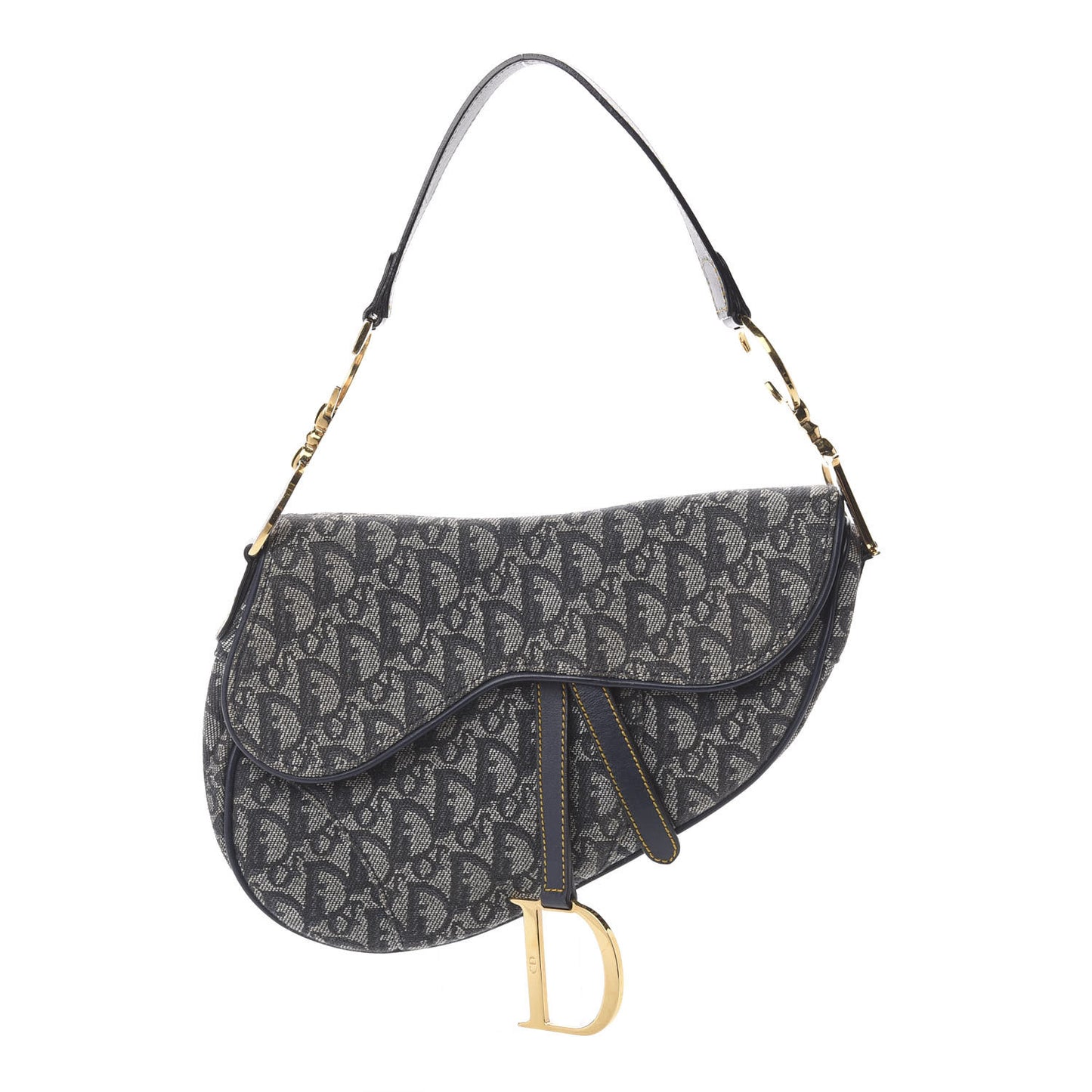 Monogram Saddle Bag Blue