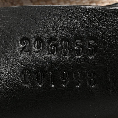 Gucci Calfskin Large Soft Stirrup Shoulder Bag Black 7 of 12