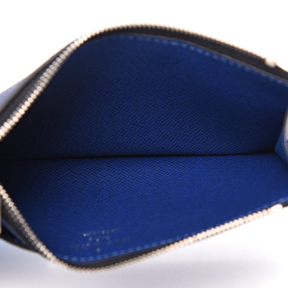 Louis Vuitton Monogram Taiga Coin Card Holder Cobalt 5 of 6