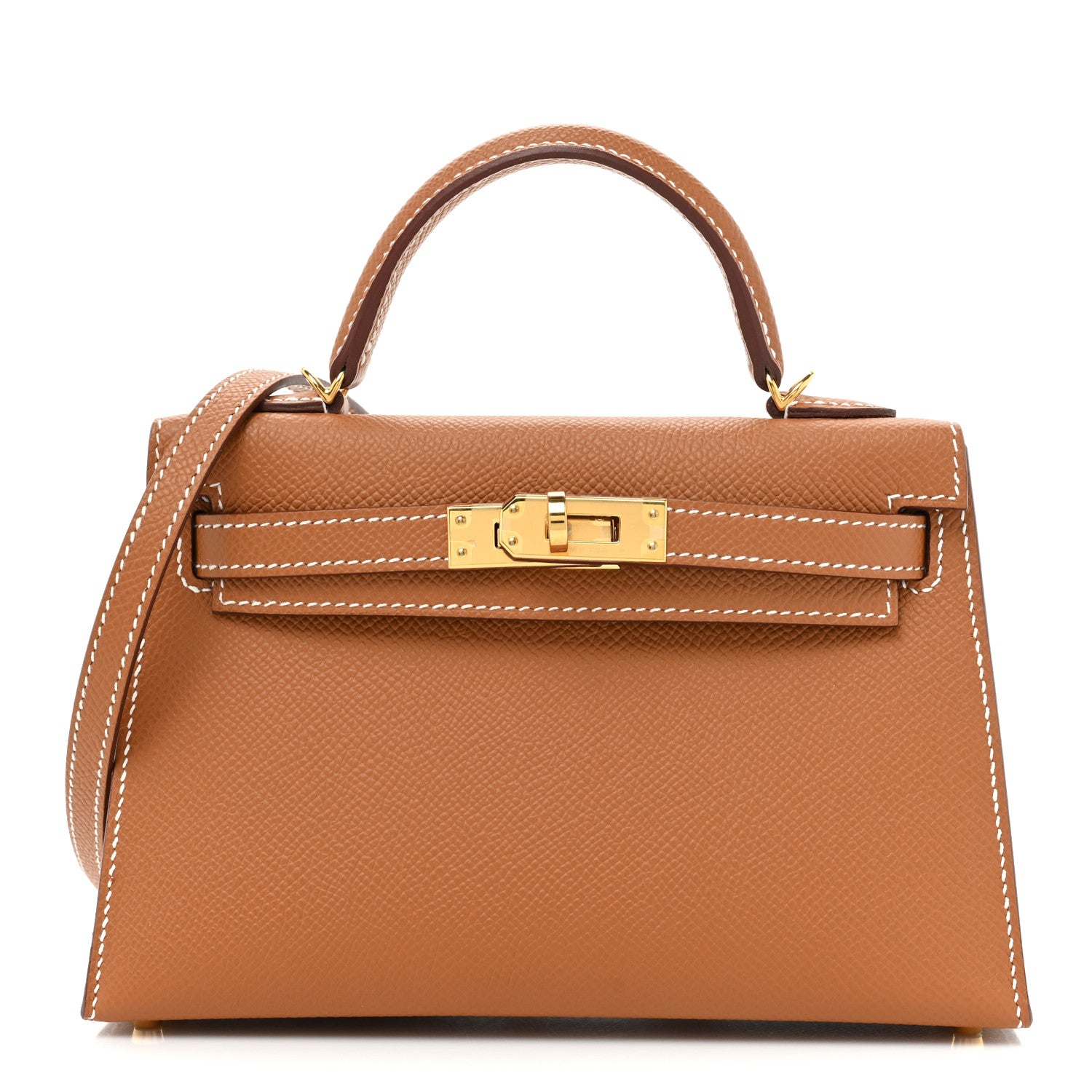 Hermes Epsom Mini Kelly Sellier 20 Gold 1 of 8