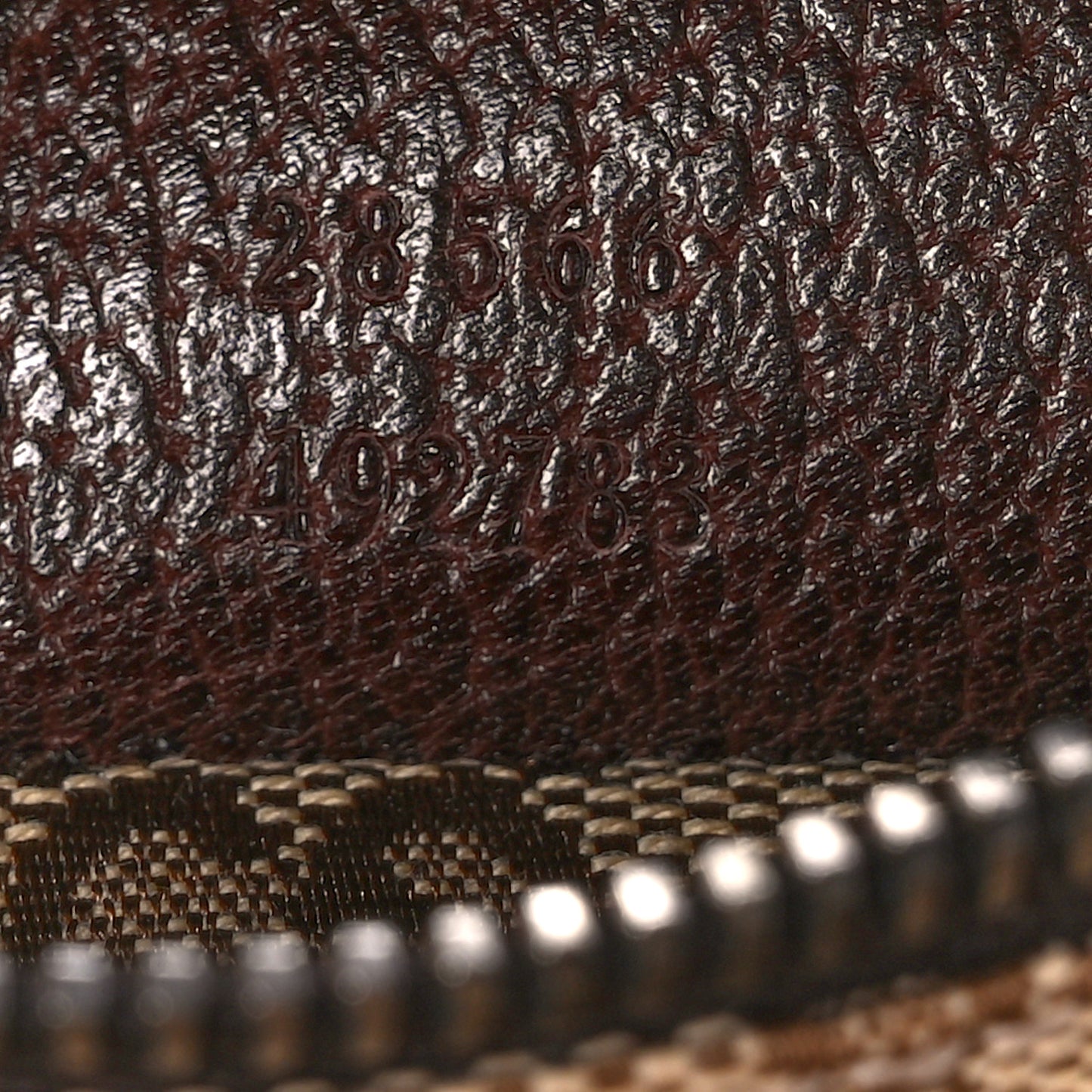 GG Monogram Web Double Pocket Belt Bag Dark Brown