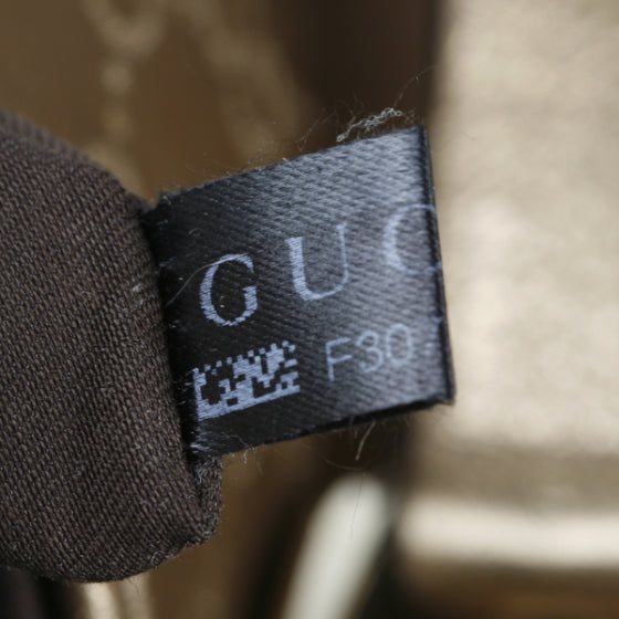 Gucci Satin Monogram Medium Abbey Shoulder Bag Bronze 15 of 26