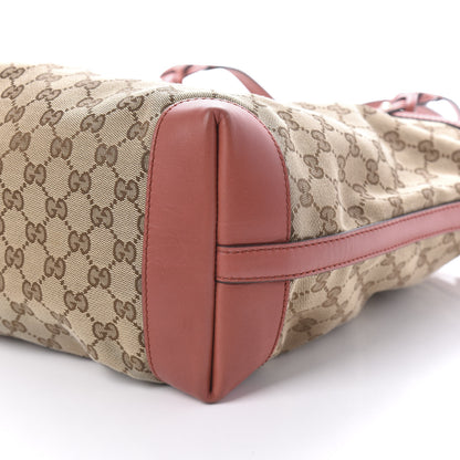 Gucci Monogram Medium Craft Tote Coral 7 of 8