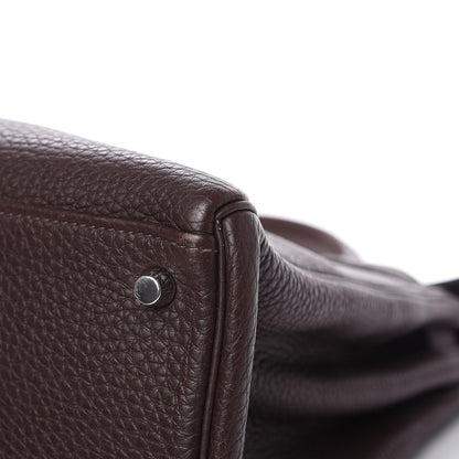 Hermes Togo Kelly Retourne 35 Chocolate 23 of 32