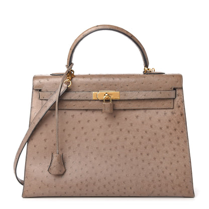 Hermes Ostrich Kelly Sellier 35 1 of 13