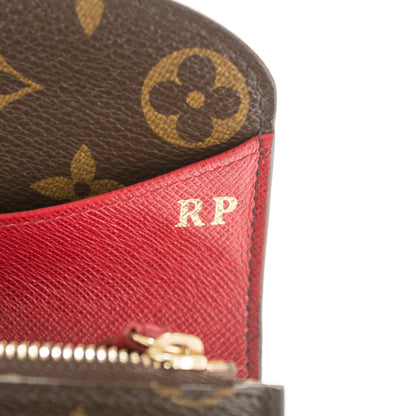 Louis Vuitton Monogram Emilie Wallet Rouge 7 of 7