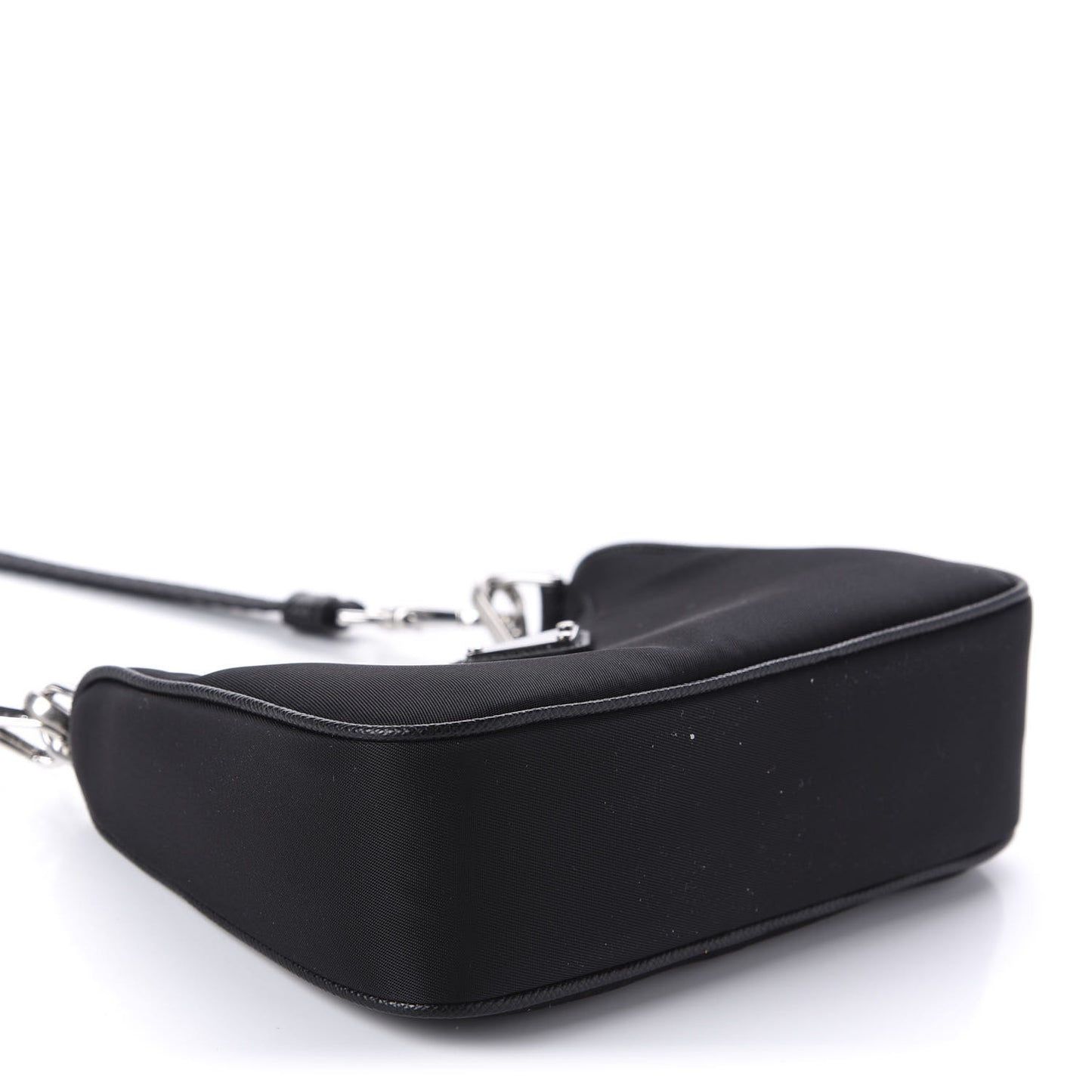 Tessuto Nylon Mini Re-Edition 2000 Shoulder Bag Black