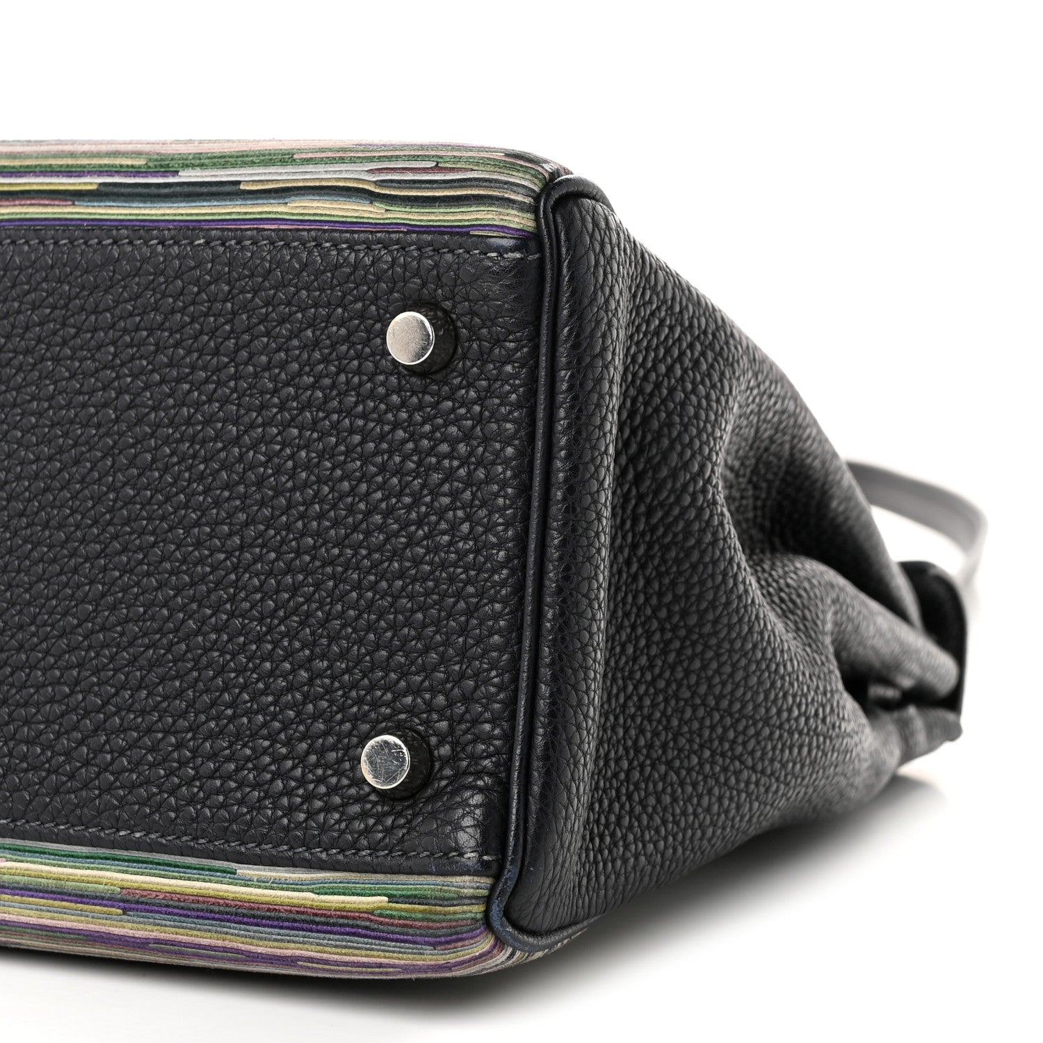 Hermes Taurillon Clemence Vibrato Kelly Retourne 32 Bleu Indigo 10 of 10