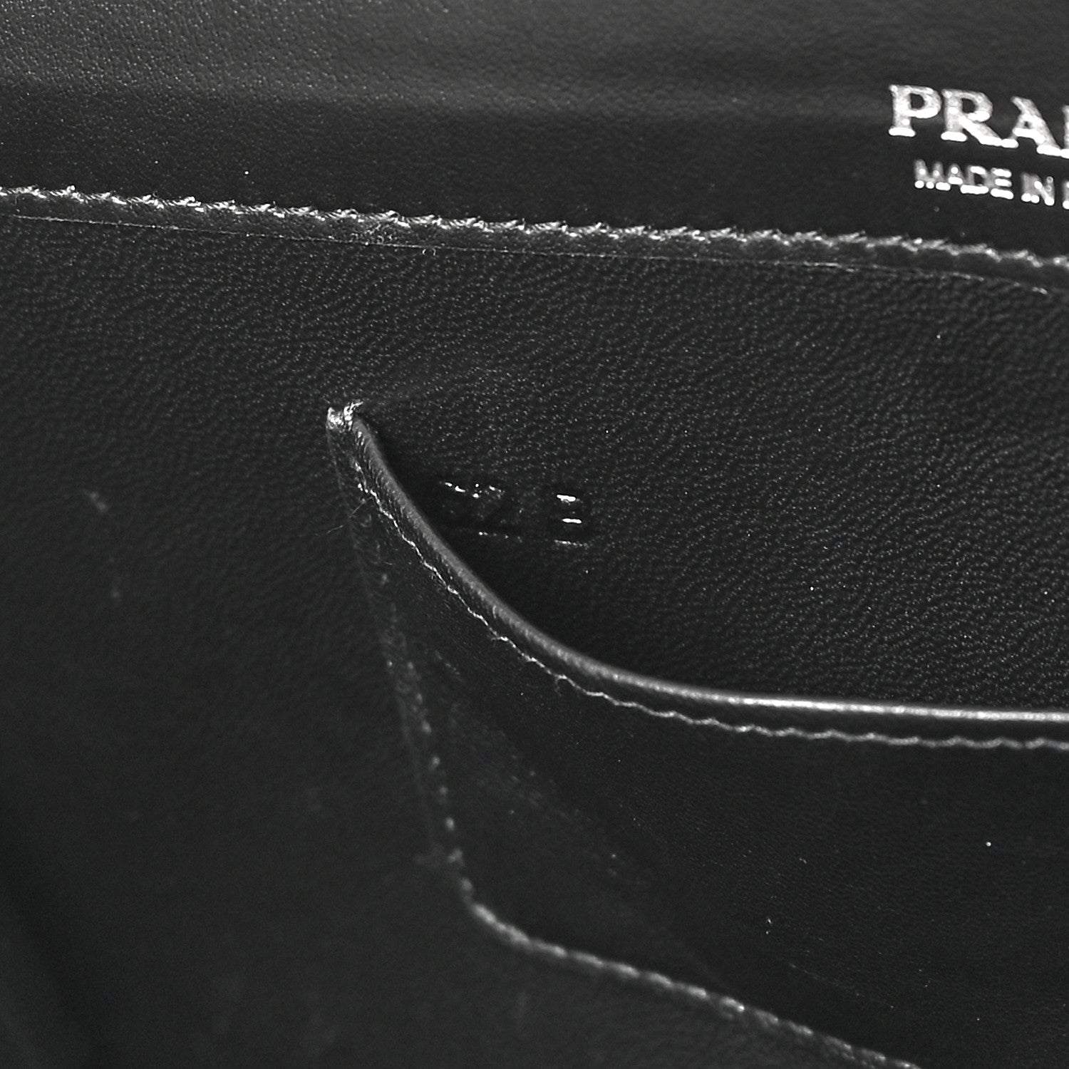 Prada Saffiano City Calf Mini Envelope Bag Black 8 of 14