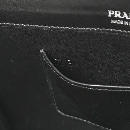 Prada Saffiano City Calf Mini Envelope Bag Black 8 of 14