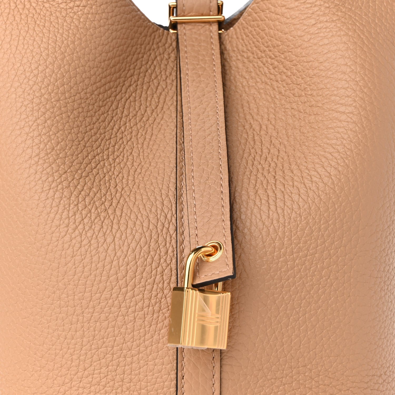 Hermes Taurillon Clemence Picotin Lock 18 PM Chai 7 of 9