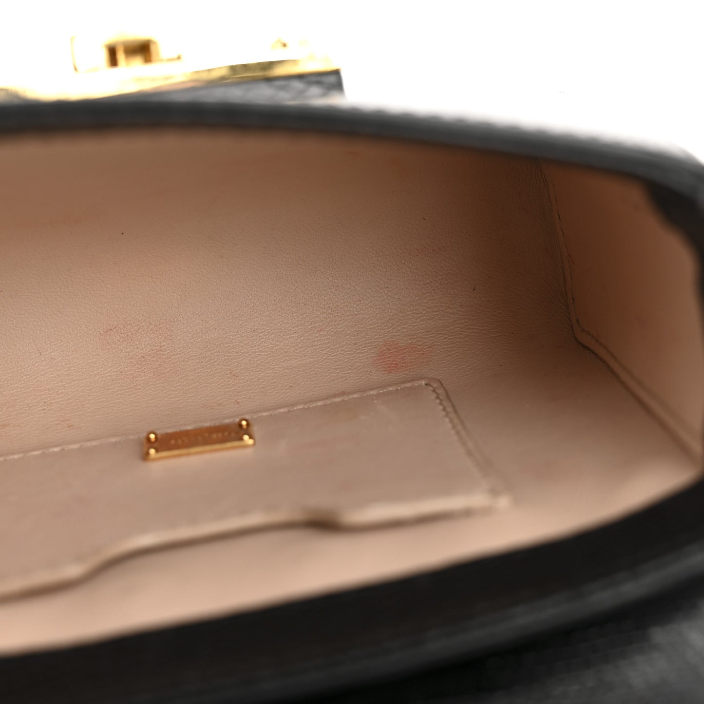 Calfskin Iguana Embossed Mini Lucia Satchel Black