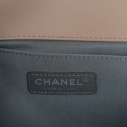 Chanel Calfskin Chevron Quilted Medium Boy Flap Light Pink 6 of 7