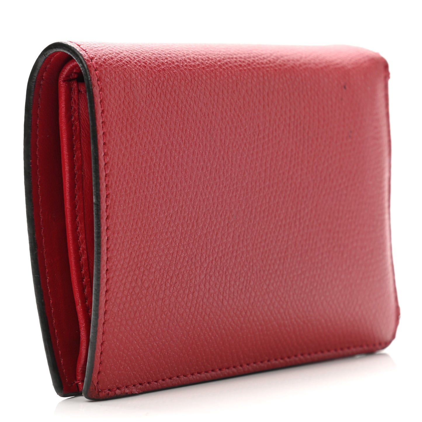 Vitello Cruise F is Fendi Compact Bi-Fold Wallet Red