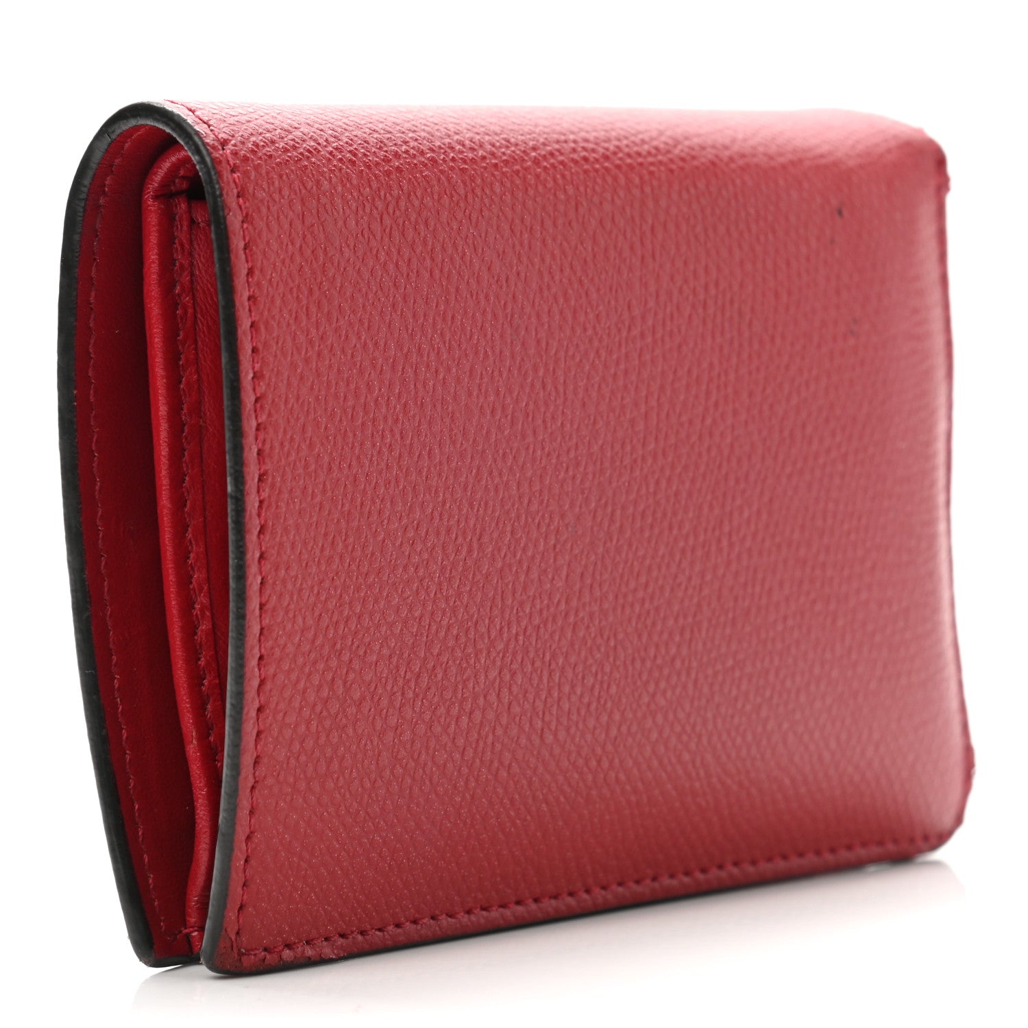 Fendi Vitello Cruise F is Fendi Compact Bi-Fold Wallet Red 2 of 13