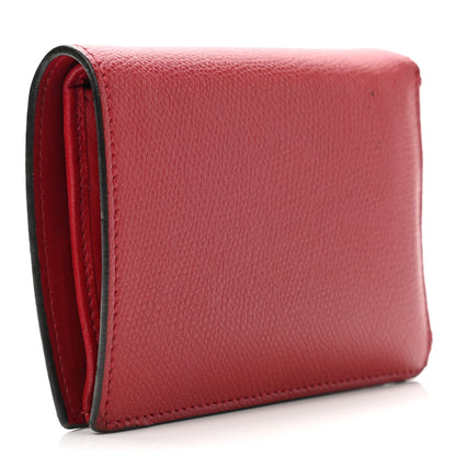 Fendi Vitello Cruise F is Fendi Compact Bi-Fold Wallet Red 2 of 13