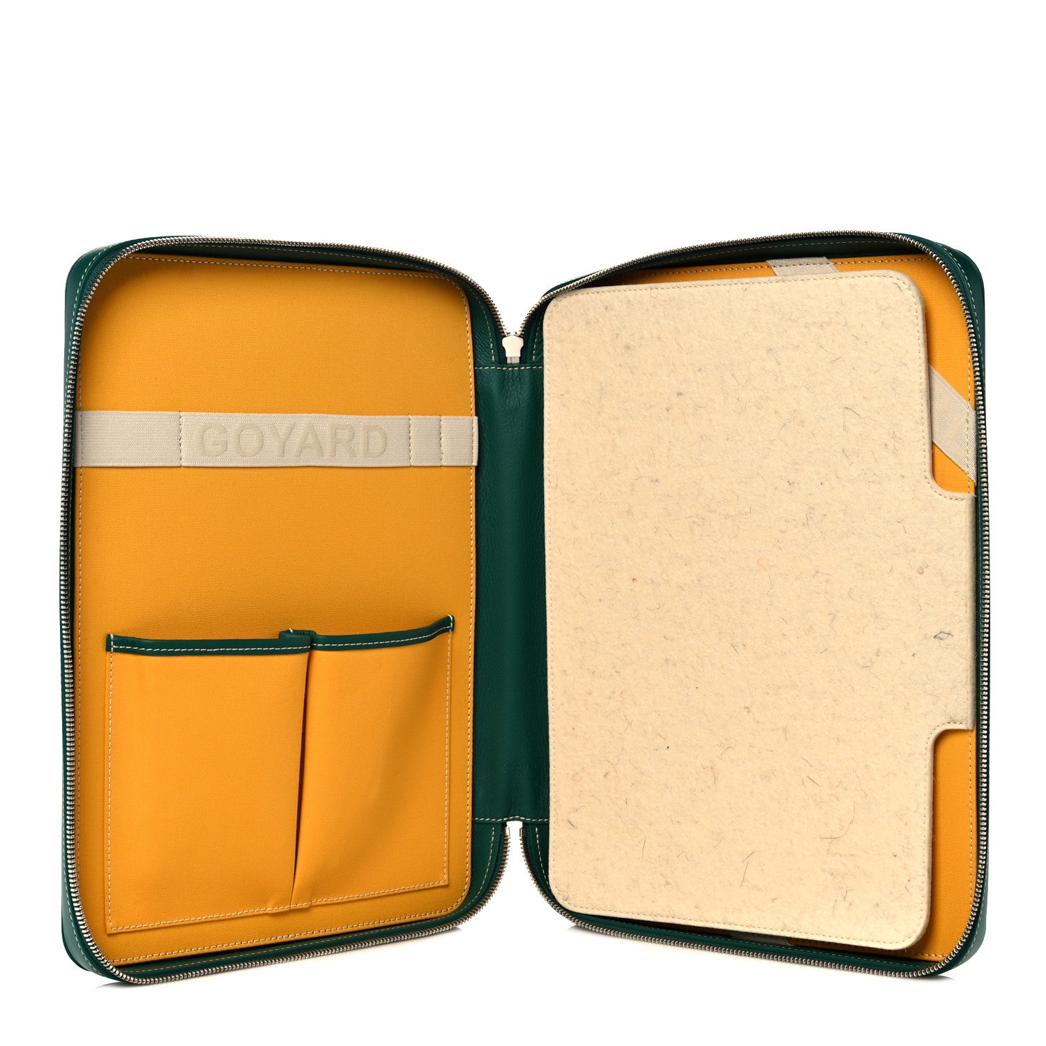 Goyard Goyardine Universal Companion Portfolio Green 5 of 10