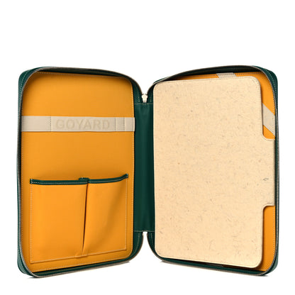 Goyard Goyardine Universal Companion Portfolio Green 5 of 10