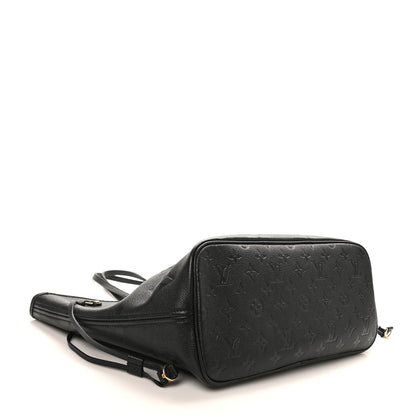 Louis Vuitton Empreinte Monogram Giant Neverfull MM Black 5 of 10