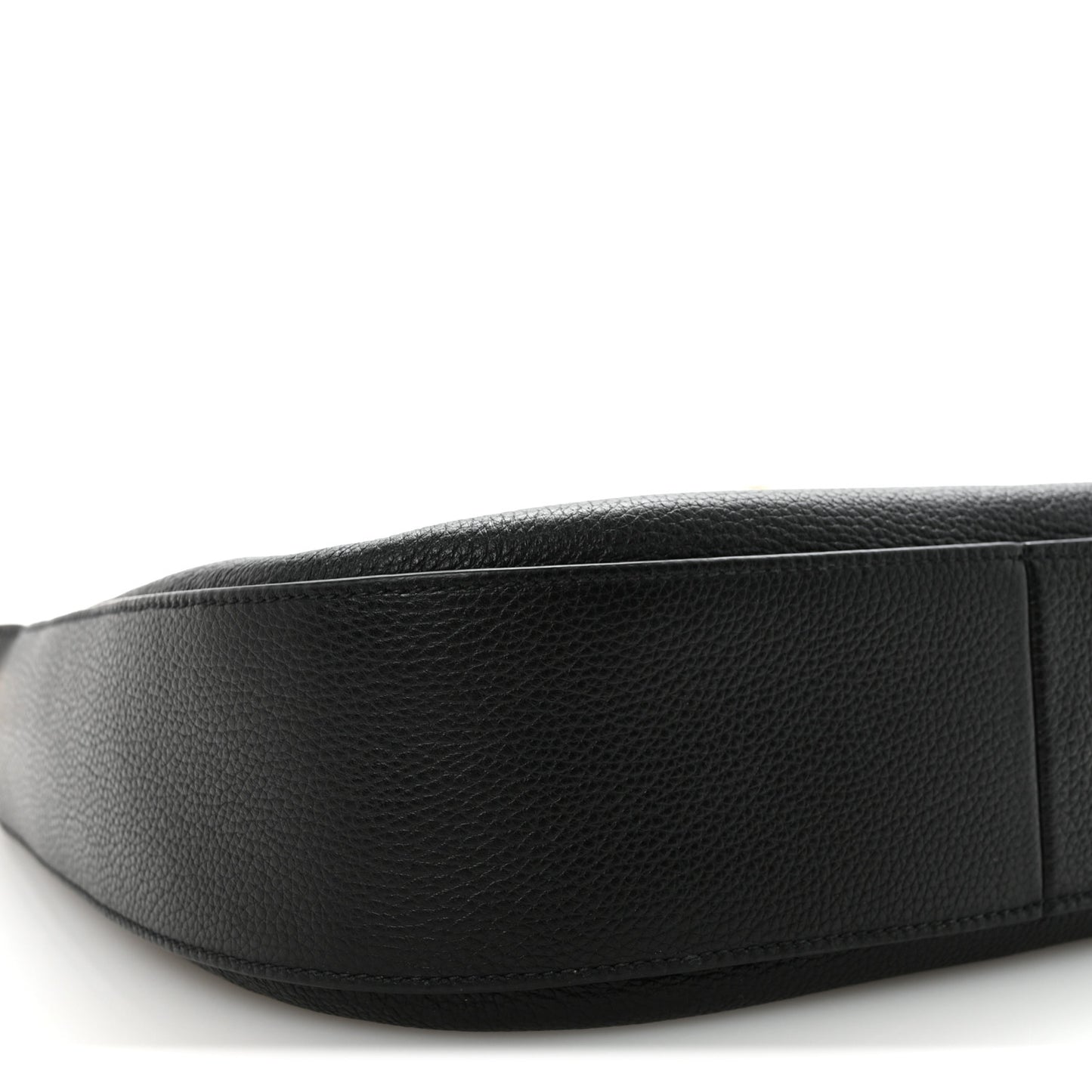 Vitello Phenix Zippered Messenger Hobo Black
