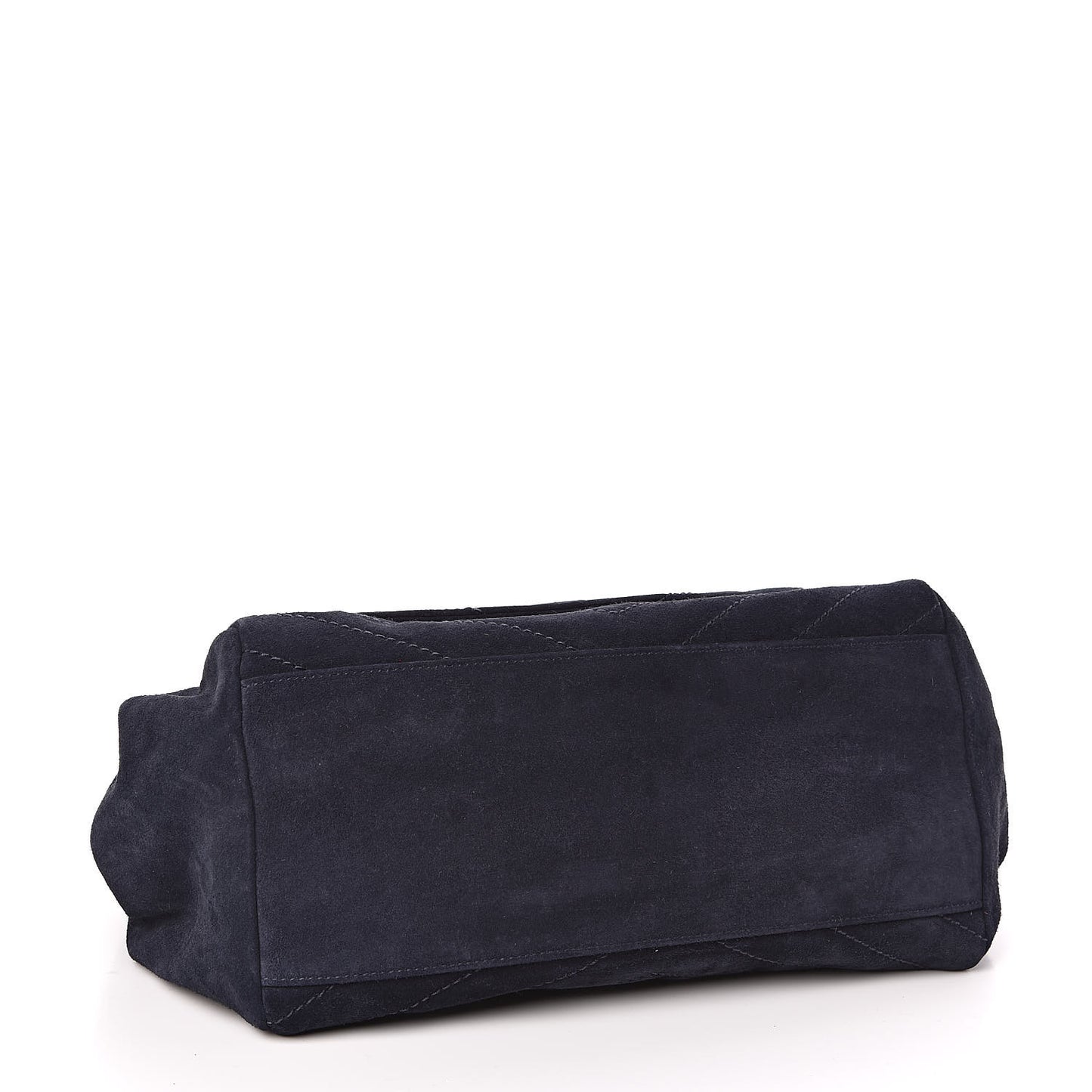 Suede Chevron Monogram Large Nolita Blue