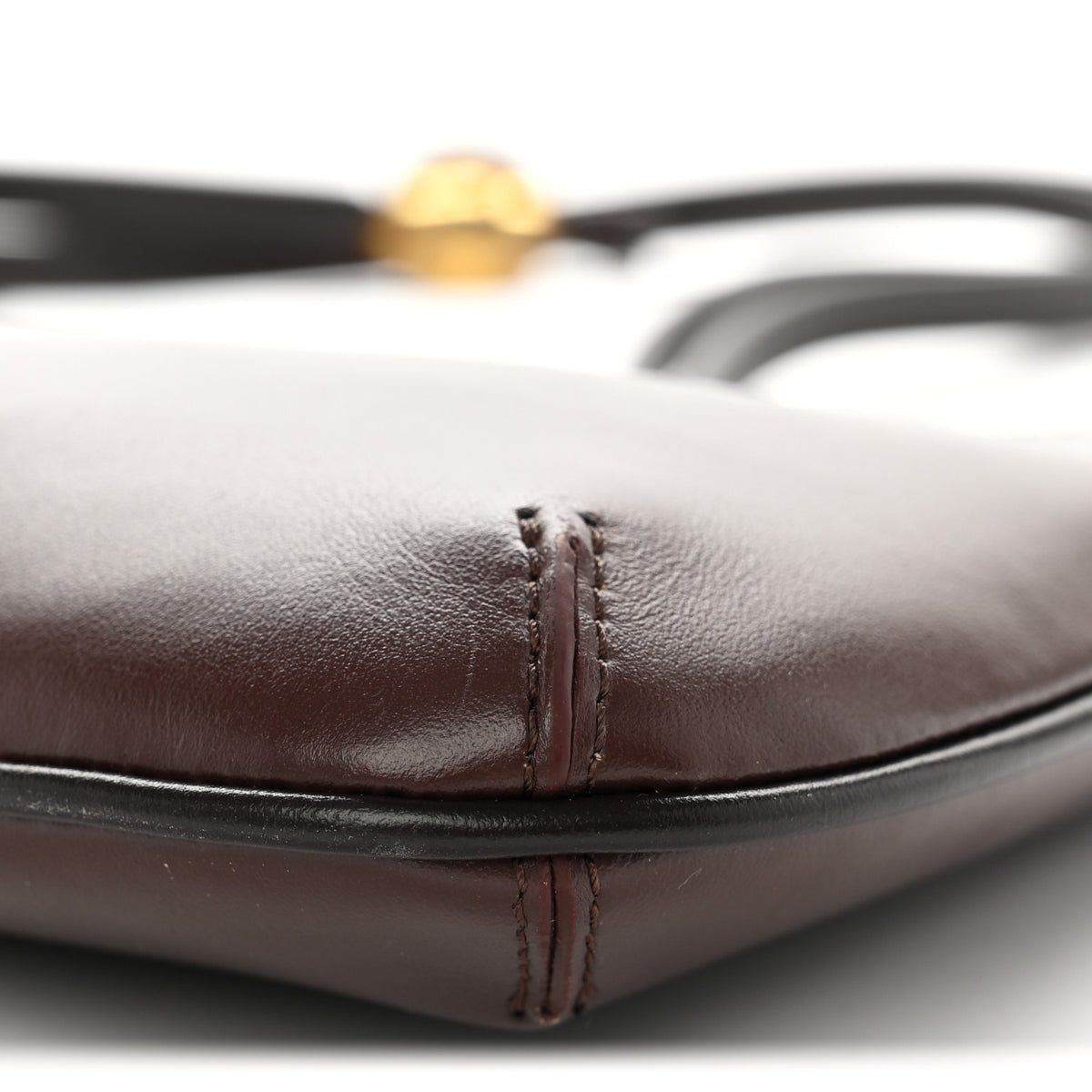 Jacquemus Smooth Calfskin Le Bisou Perle Medium Brown 9 of 11