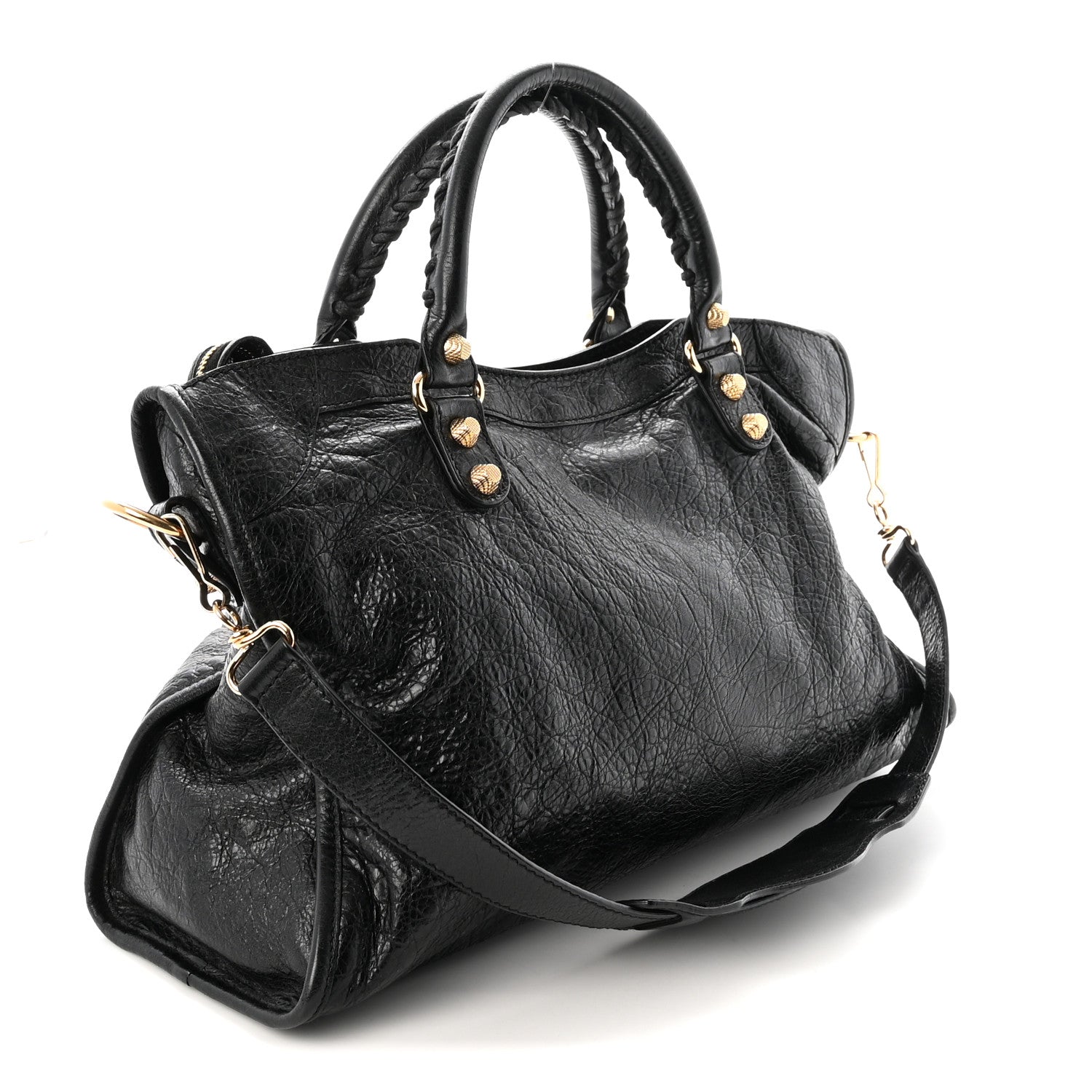 Balenciaga Agneau Giant 12 Gold Hardware City Black 3 of 10