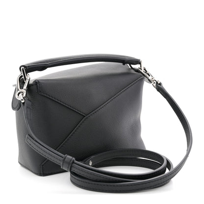 Loewe Calfskin Mini Puzzle Bag Black 3 of 9