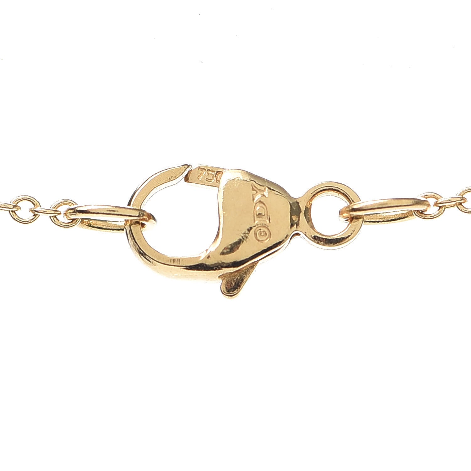 David Yurman 18K Yellow Gold Diamond Cable Collectibles Pave Charm Pendant Necklace 4 of 6