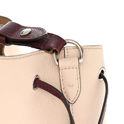 Louis Vuitton Calfskin Lockme Bucket Soie Quartz Calla 14 of 14