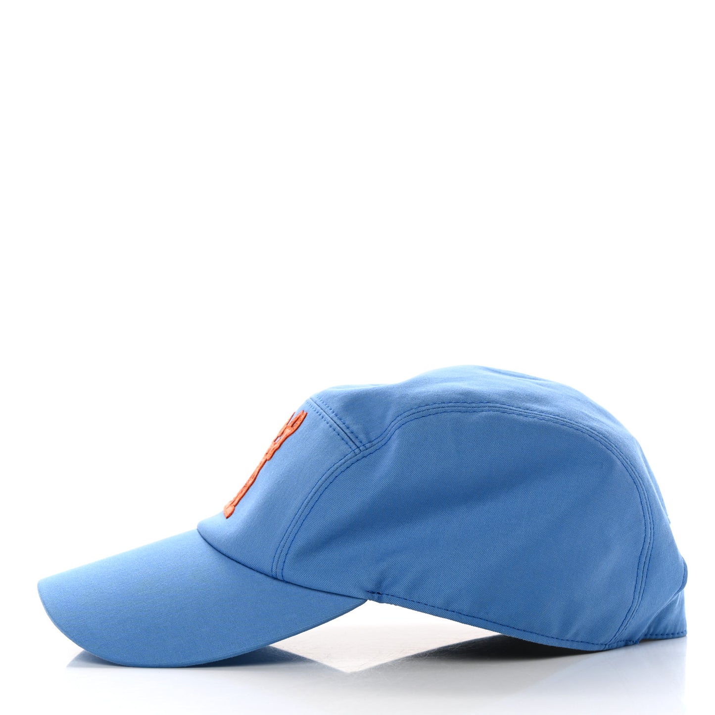 Stretch Cotton Twill Lambskin Nevada Hello Mr Farrier Hat 57 Méditerranée Orange