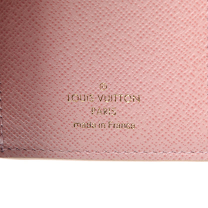 Louis Vuitton Damier Azur Victorine Wallet Rose Ballerine 6 of 9