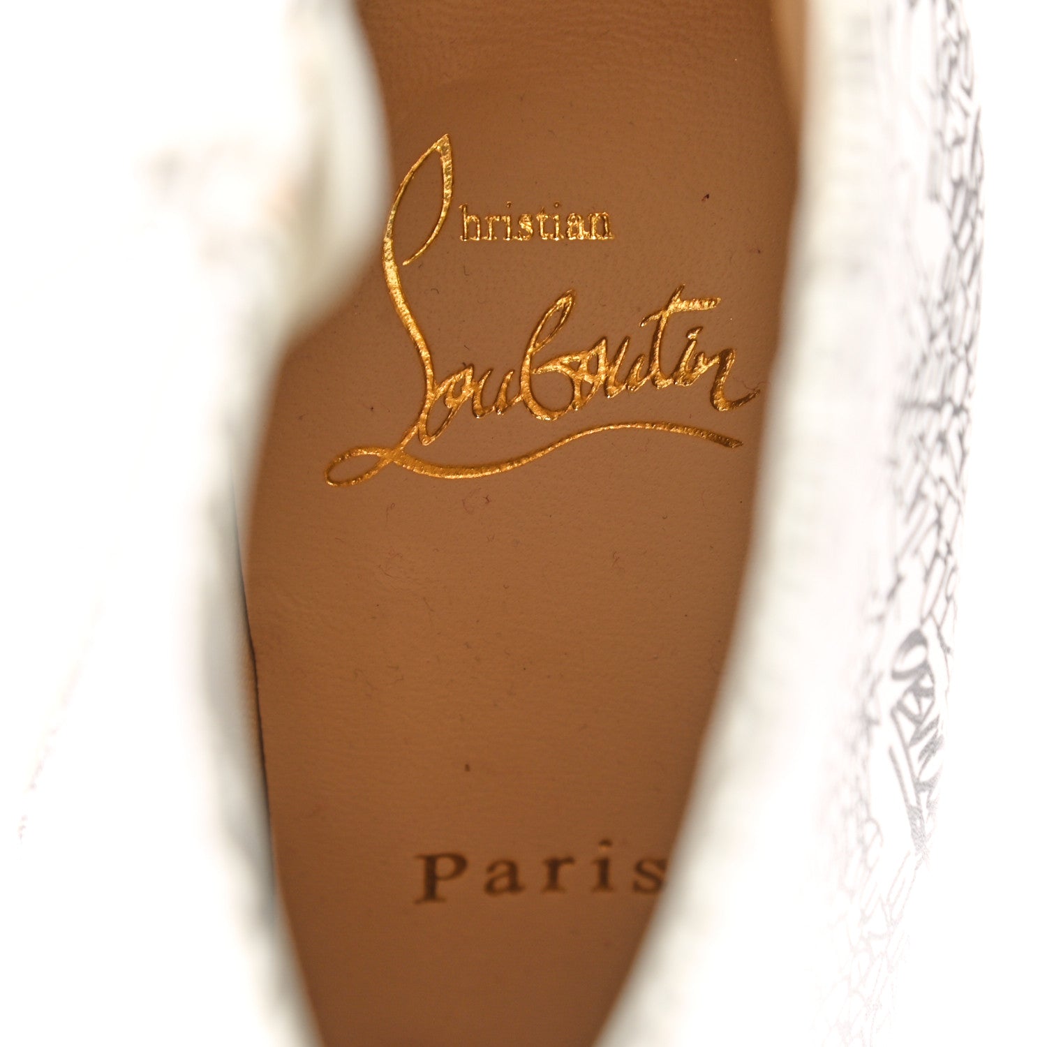 Christian Louboutin Calfskin Caligraf So Kate Booty 100 Ankle Boots 35.5 Black White 7 of 8
