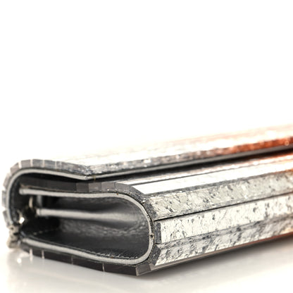 Jimmy Choo Acrylic Glitter Sweetie Clutch Copper Silver 7 of 8