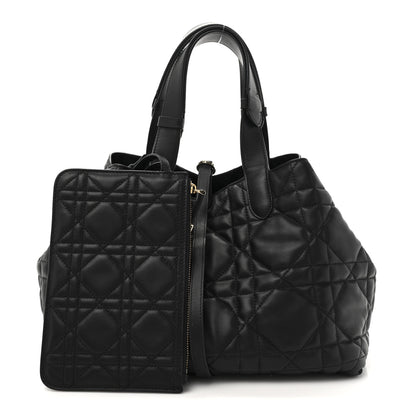 Christian Dior Calfskin Macrocannage Medium Toujours Black 3 of 11
