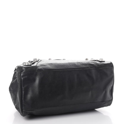 Balenciaga Agneau Giant 21 Silver Hardware Mid Day Black 4 of 10