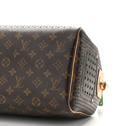 Louis Vuitton Monogram Perforated Speedy 30 Green 8 of 10