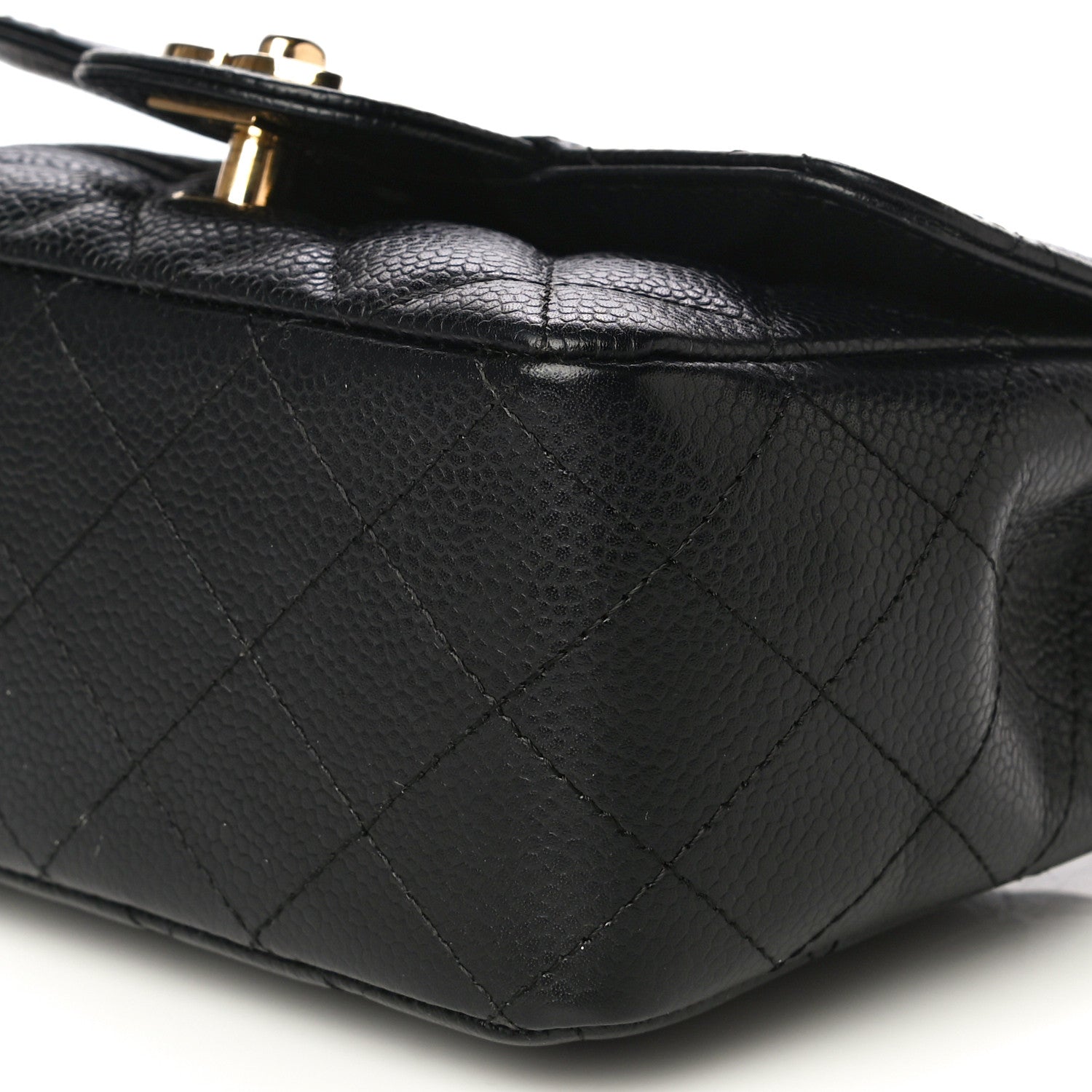 Chanel Caviar Quilted Mini Square Flap Black 10 of 15