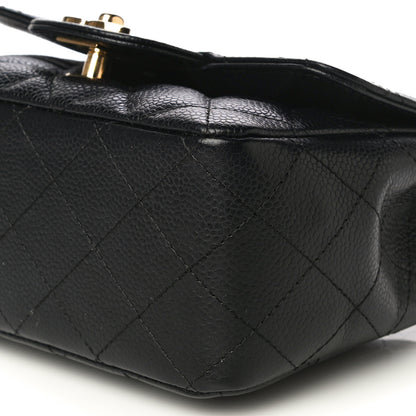 Chanel Caviar Quilted Mini Square Flap Black 10 of 15