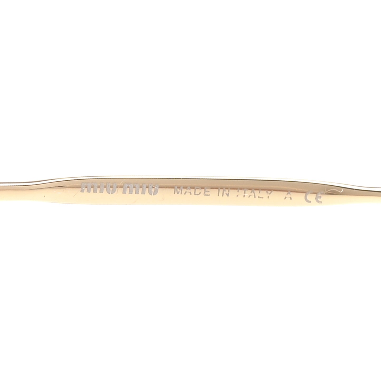 Metal Square Sunglasses SMU 52R Black Gold
