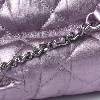 Chanel Iridescent Calfskin Quilted Ground Control Backpack Pink 12 of 13