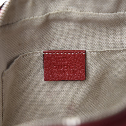 Gucci Pebbled Calfskin Small Soho Disco Bag Tabasco Red 10 of 12