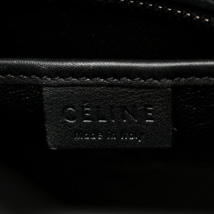 Celine Watersnake Calfskin Nano Tri-Color Luggage Black 6 of 10