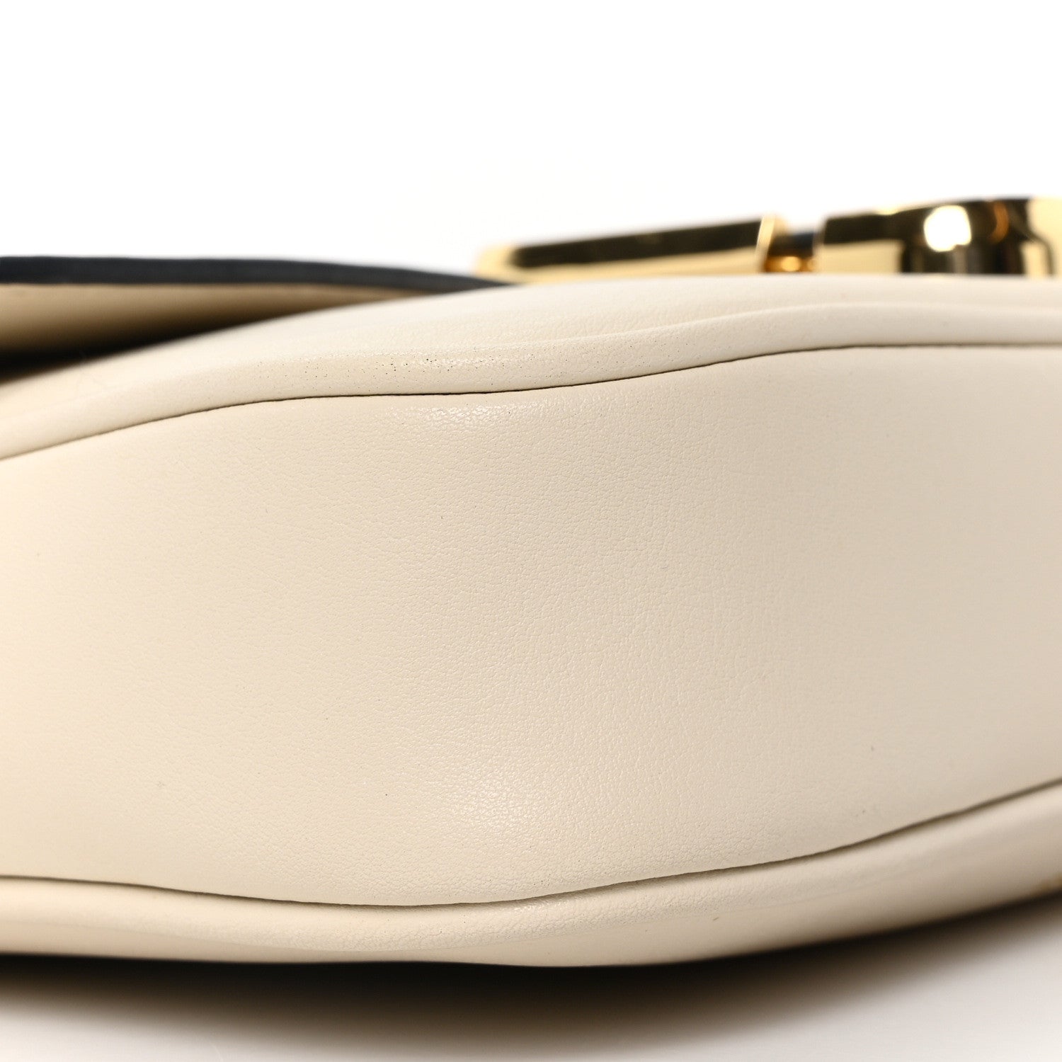 Marc Jacobs Calfskin The J Marc Shoulder Bag Cloud White 9 of 10