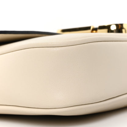 Marc Jacobs Calfskin The J Marc Shoulder Bag Cloud White 9 of 10